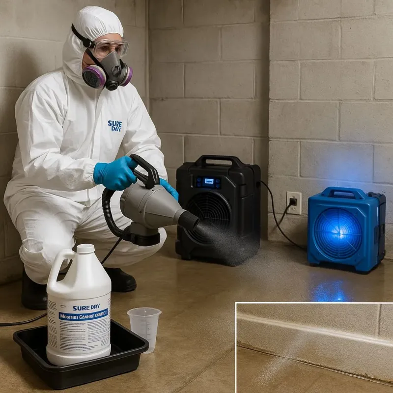 Sanitization and Odor Removal process in Hudsonville, MI